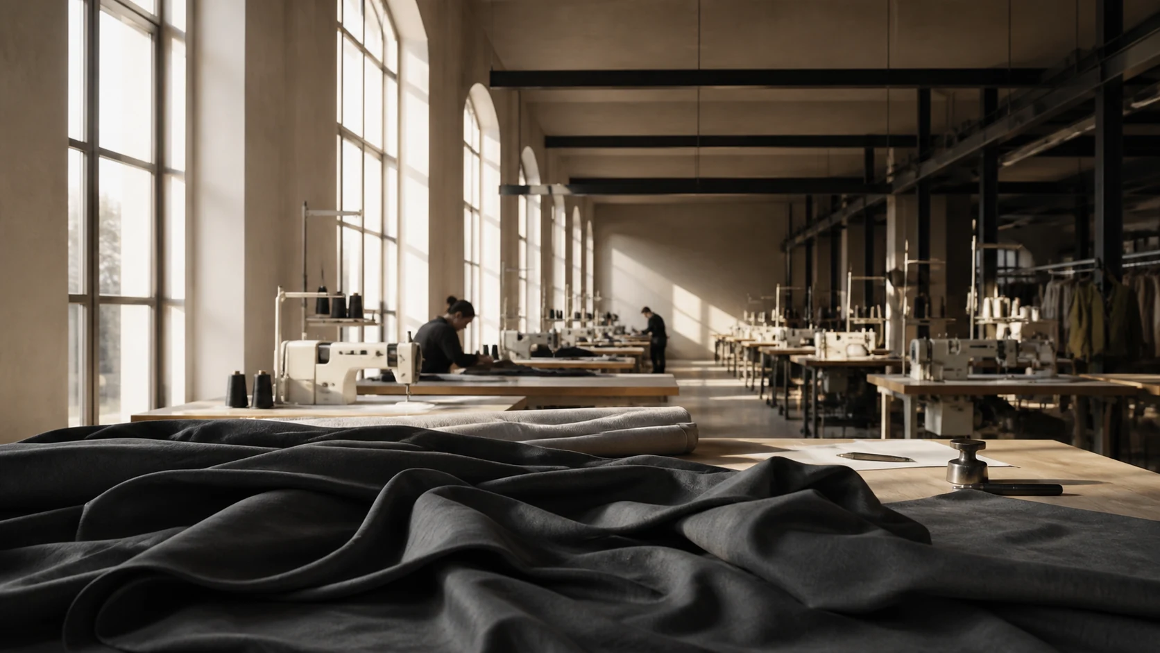 Contemporary apparel production atelier