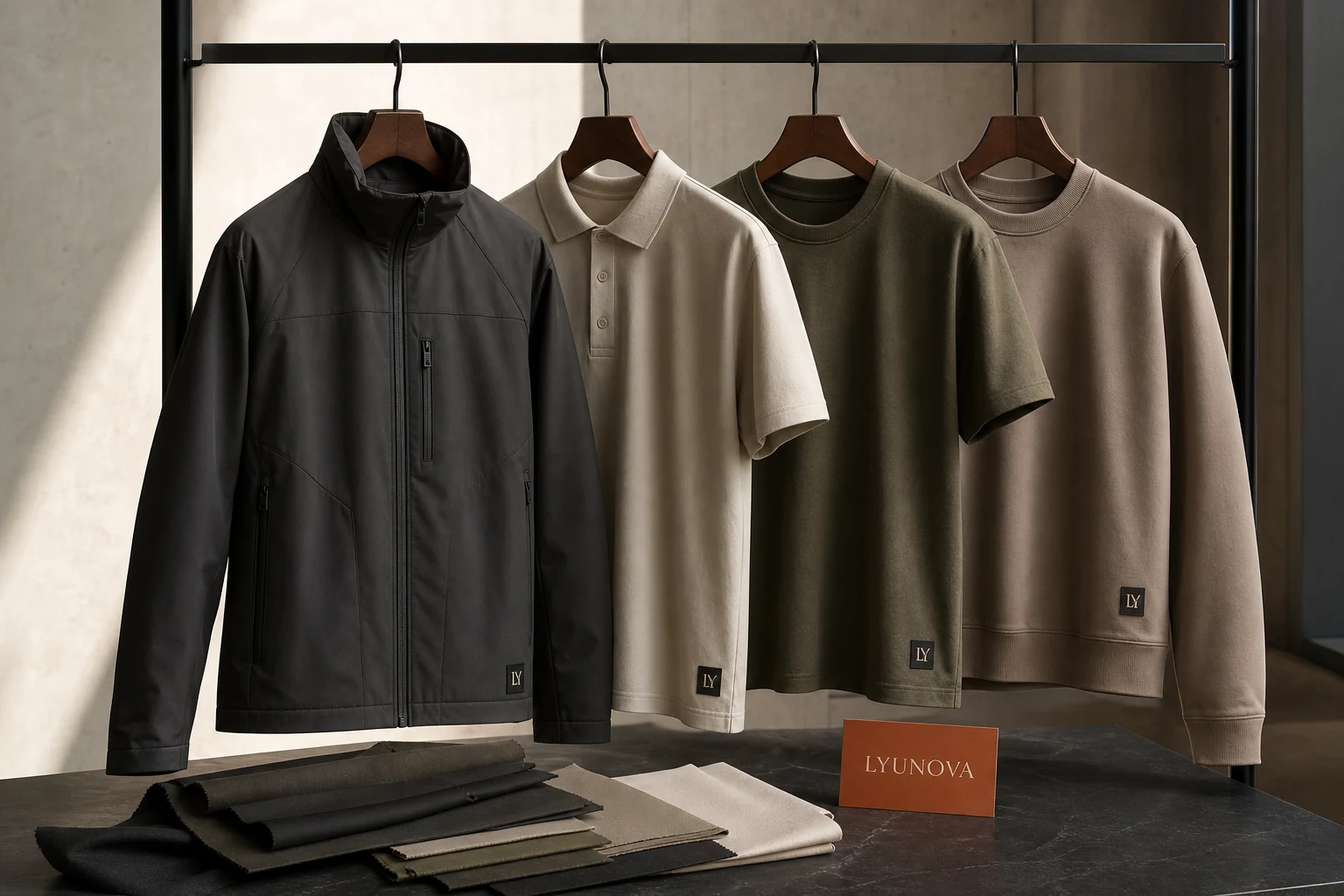 LYUNOVA apparel development categories