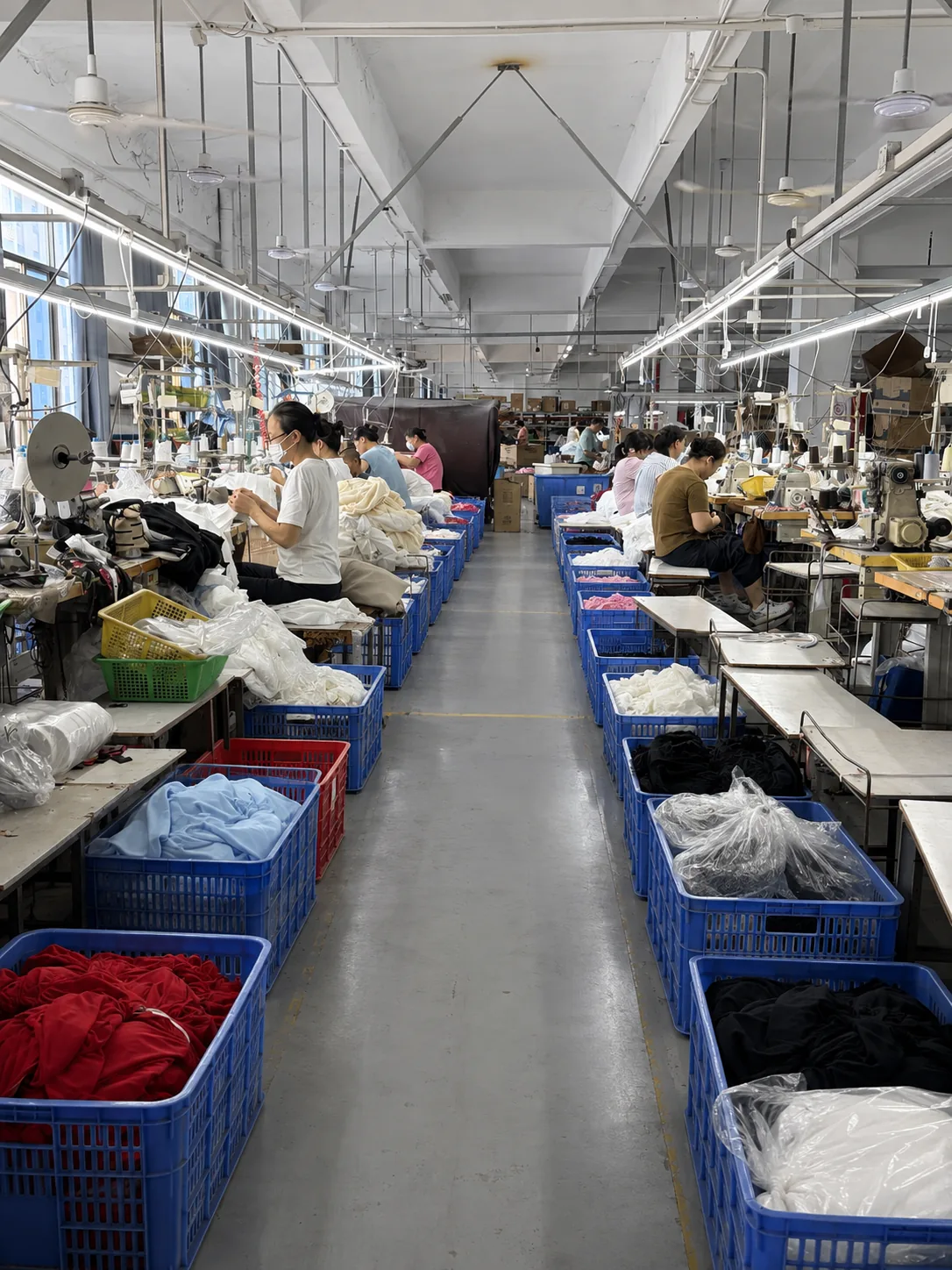 Sewing production line